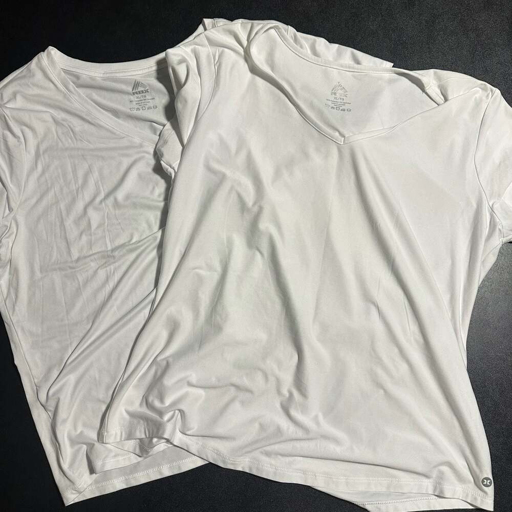 RBX Active Women's V-Neck Short Sleeve Performance T-Shirts (2-Pack)